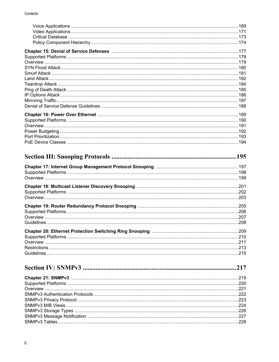 Allied Telesis AT-S63 User Manual | Page 6 / 538