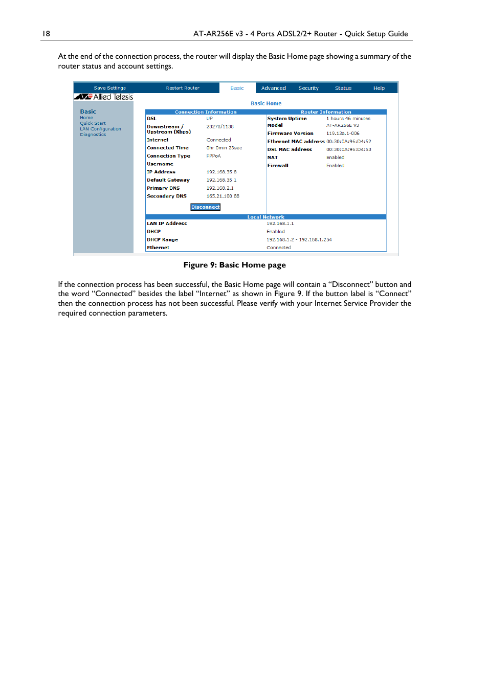 Allied Telesis AT-AR256E v3 User Manual | Page 18 / 18