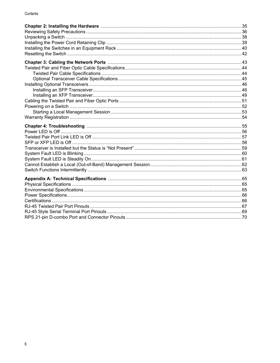 Allied Telesis x600-48Ts/XP User Manual | Page 6 / 72