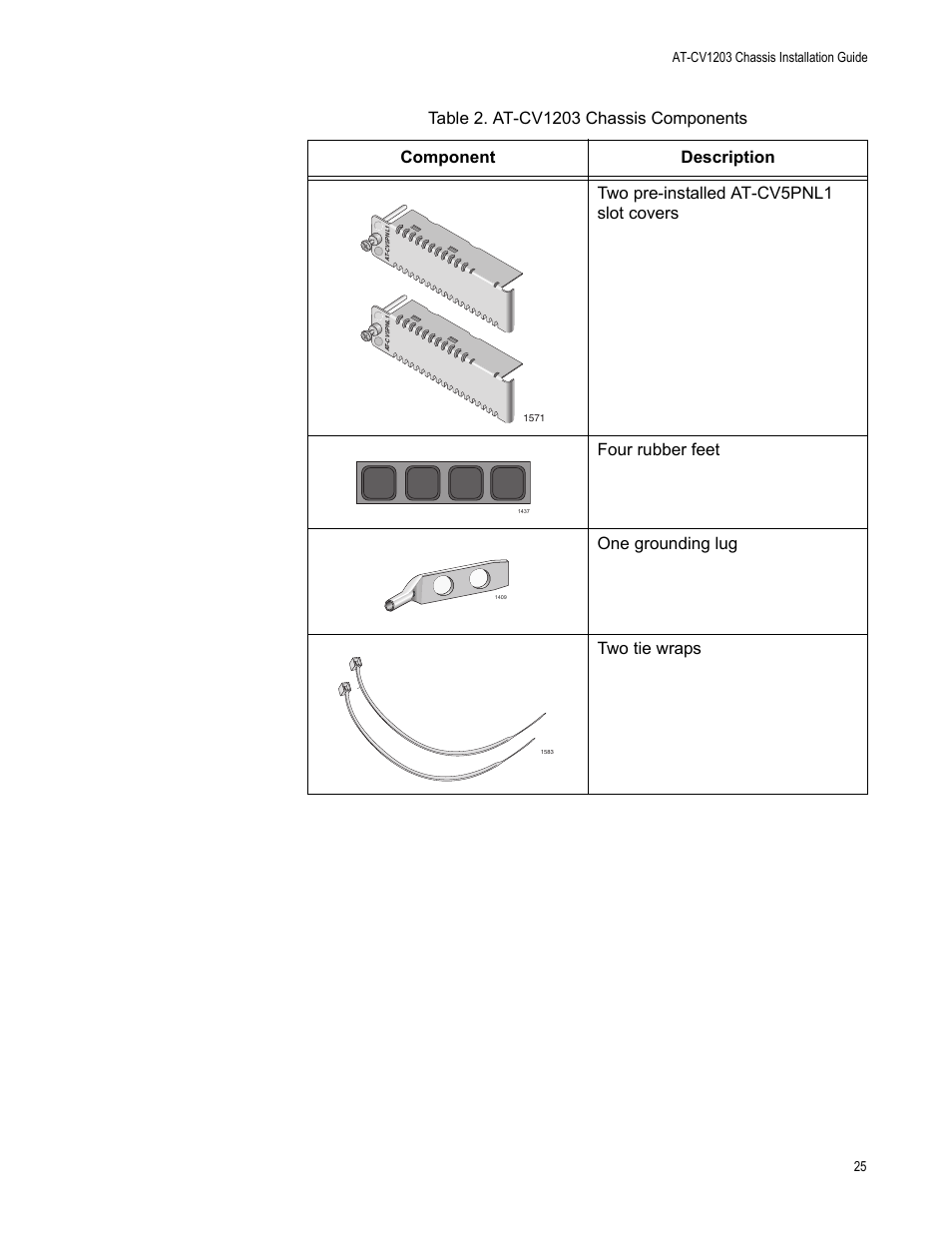 Allied Telesis AT-CV1203 User Manual | Page 25 / 38