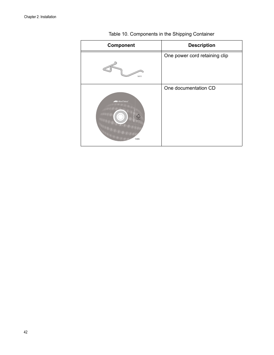 Allied Telesis AT-PC2002/POE User Manual | Page 42 / 68