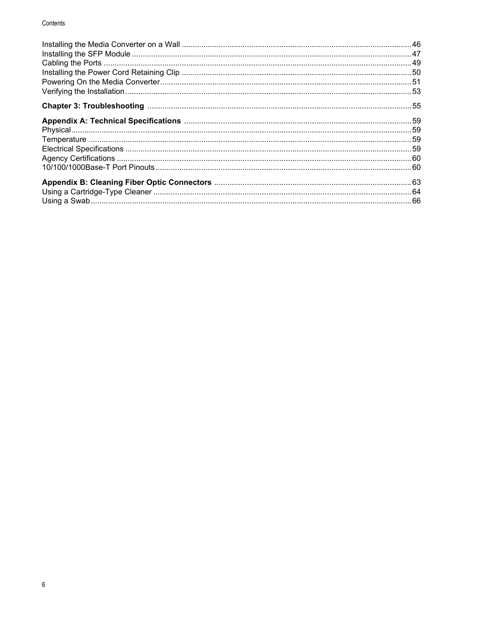 Allied Telesis AT-PC2002/POE User Manual | Page 6 / 68