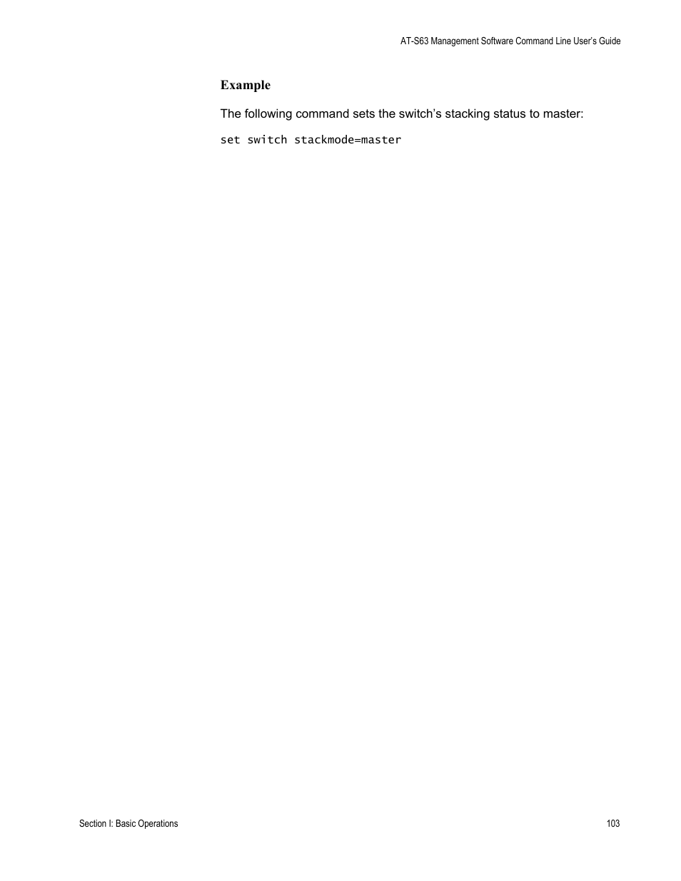 Allied Telesis AT-S63 User Manual | Page 103 / 836
