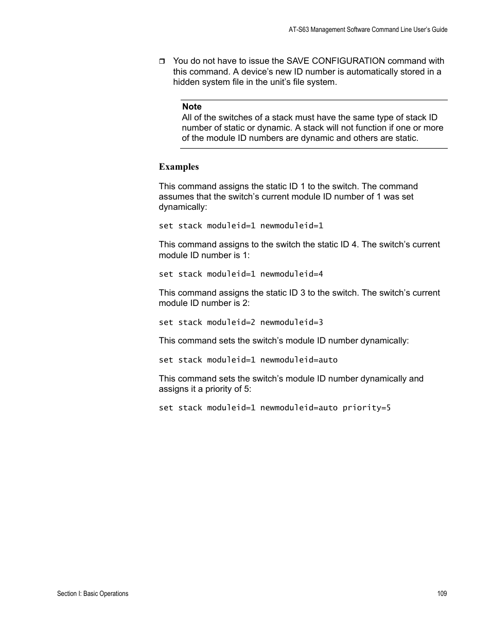 Allied Telesis AT-S63 User Manual | Page 109 / 836