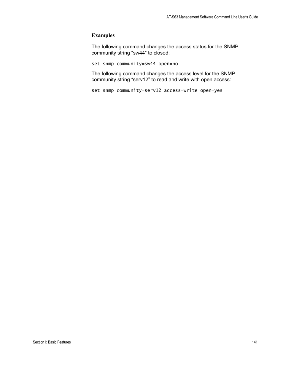 Allied Telesis AT-S63 User Manual | Page 141 / 836