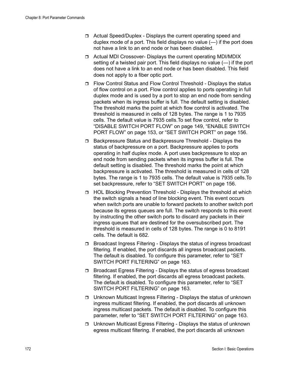 Allied Telesis AT-S63 User Manual | Page 172 / 836