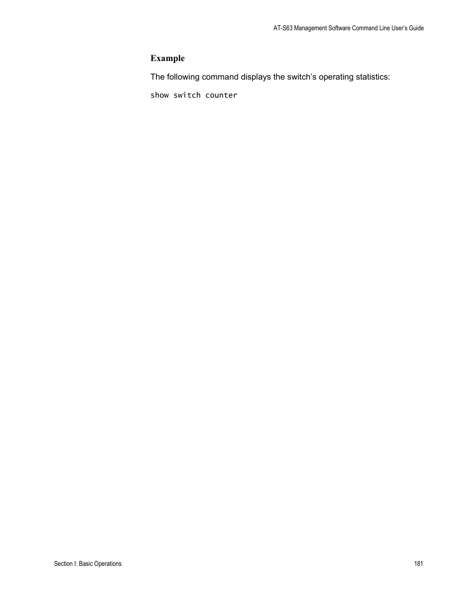Allied Telesis AT-S63 User Manual | Page 181 / 836
