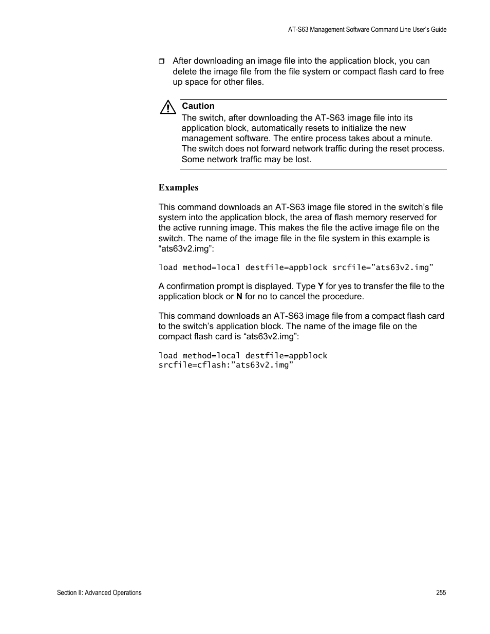 Allied Telesis AT-S63 User Manual | Page 255 / 836