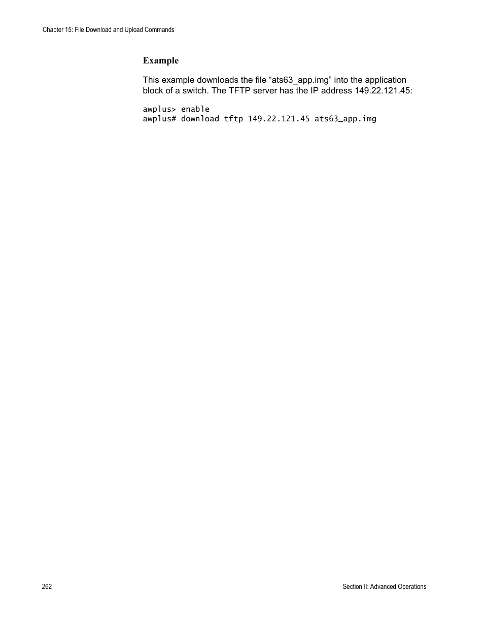 Allied Telesis AT-S63 User Manual | Page 262 / 836