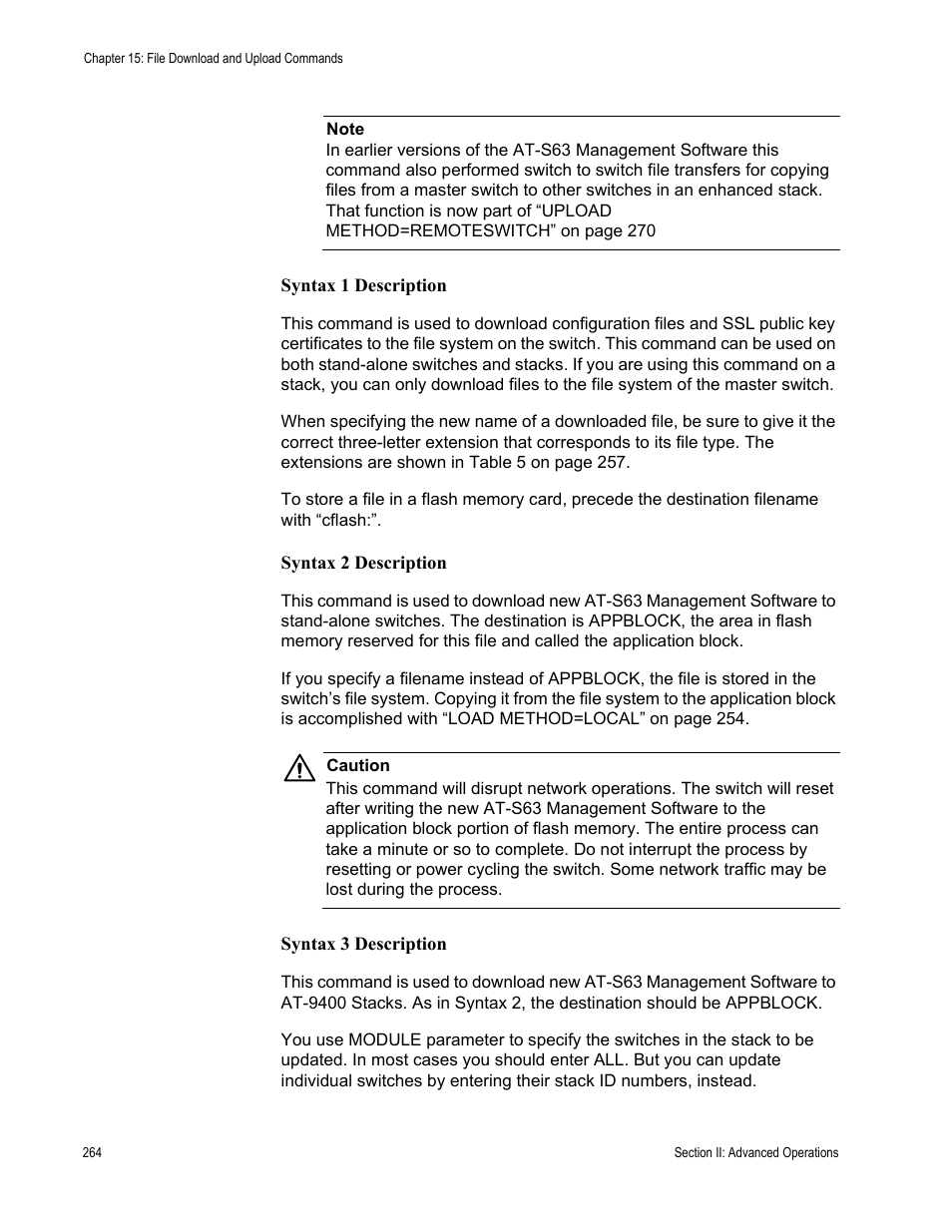 Allied Telesis AT-S63 User Manual | Page 264 / 836