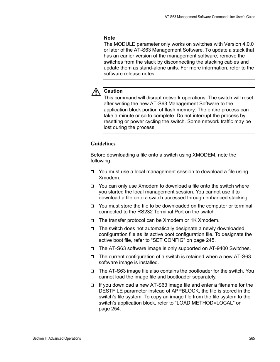 Allied Telesis AT-S63 User Manual | Page 265 / 836