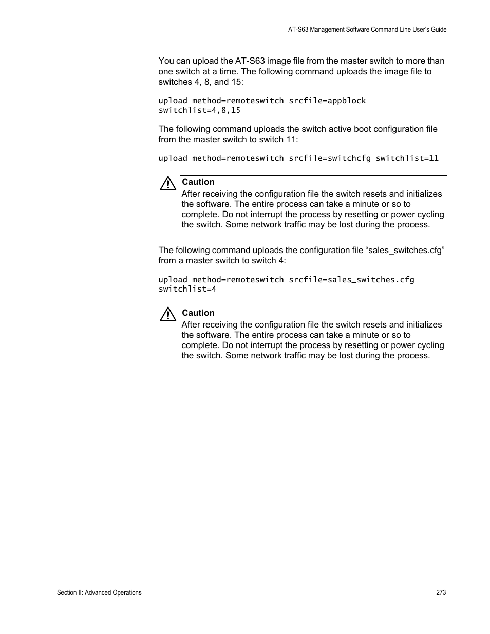 Allied Telesis AT-S63 User Manual | Page 273 / 836