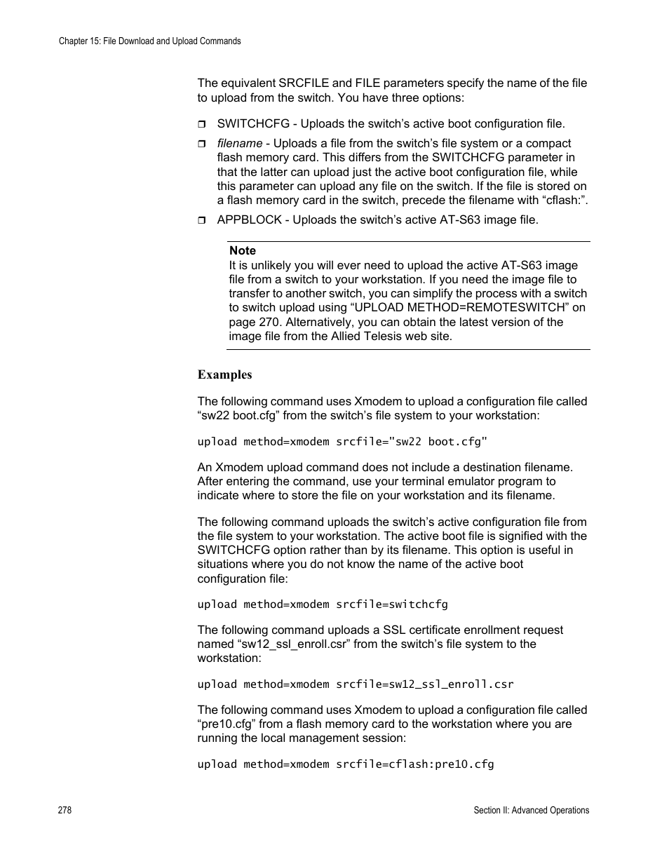 Allied Telesis AT-S63 User Manual | Page 278 / 836