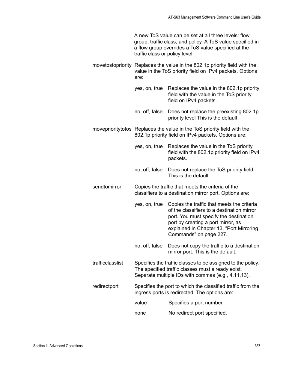 Allied Telesis AT-S63 User Manual | Page 357 / 836