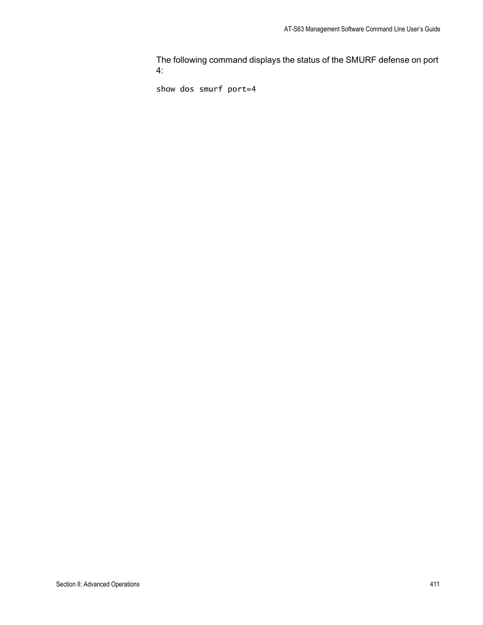 Allied Telesis AT-S63 User Manual | Page 411 / 836
