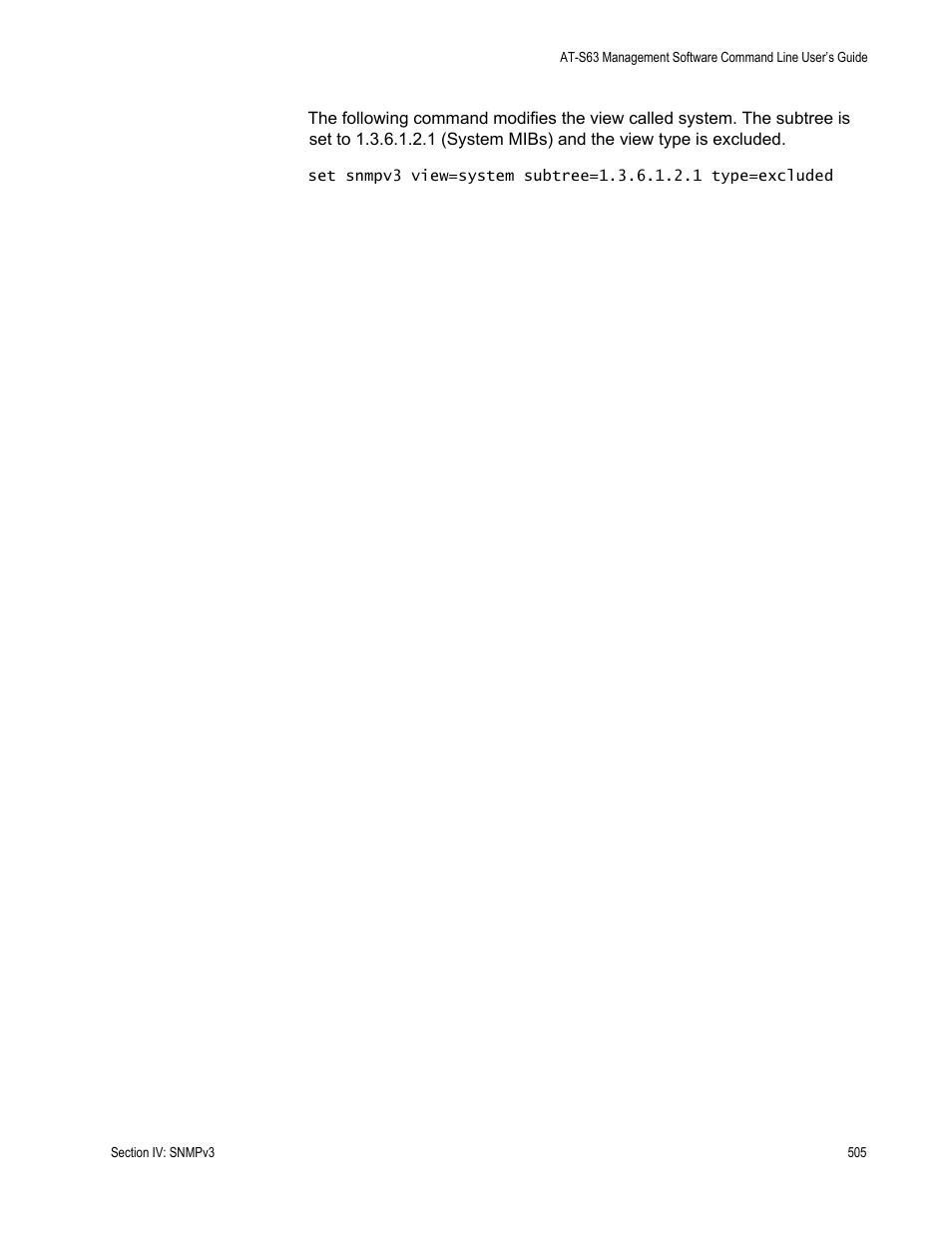 Allied Telesis AT-S63 User Manual | Page 505 / 836