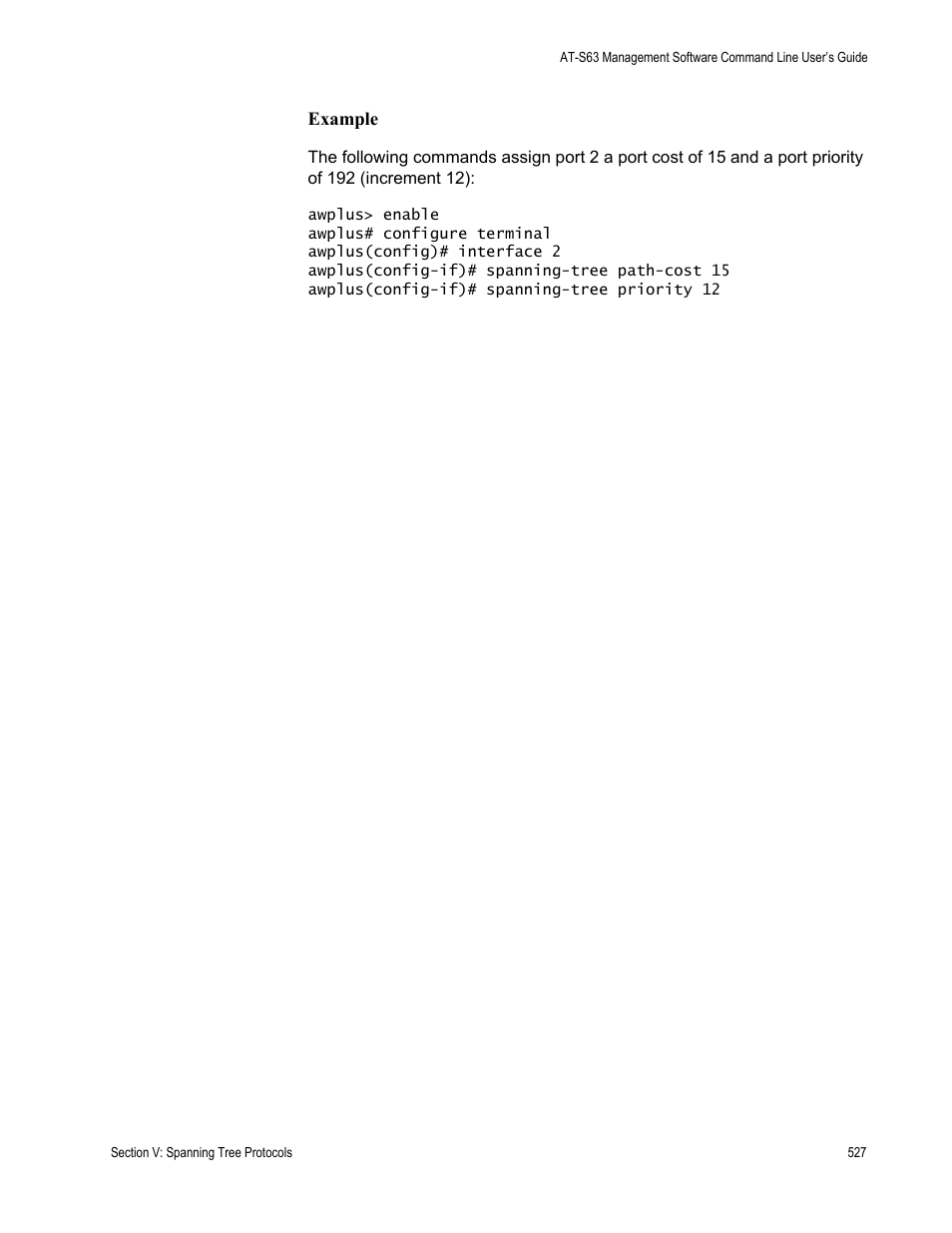 Allied Telesis AT-S63 User Manual | Page 527 / 836