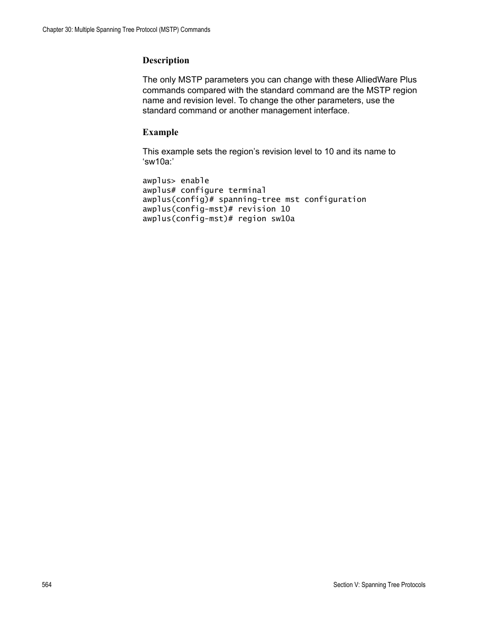 Allied Telesis AT-S63 User Manual | Page 564 / 836