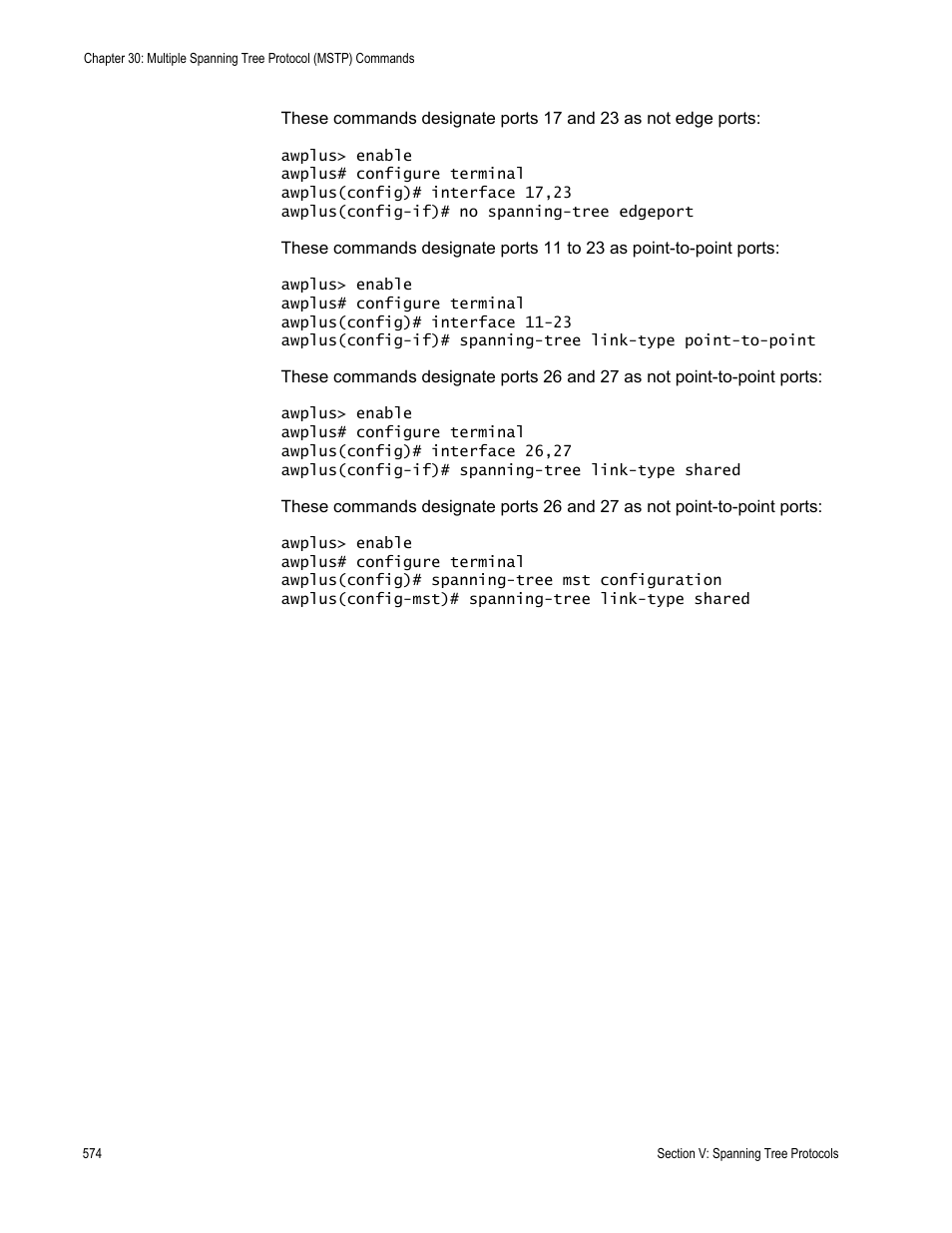 Allied Telesis AT-S63 User Manual | Page 574 / 836