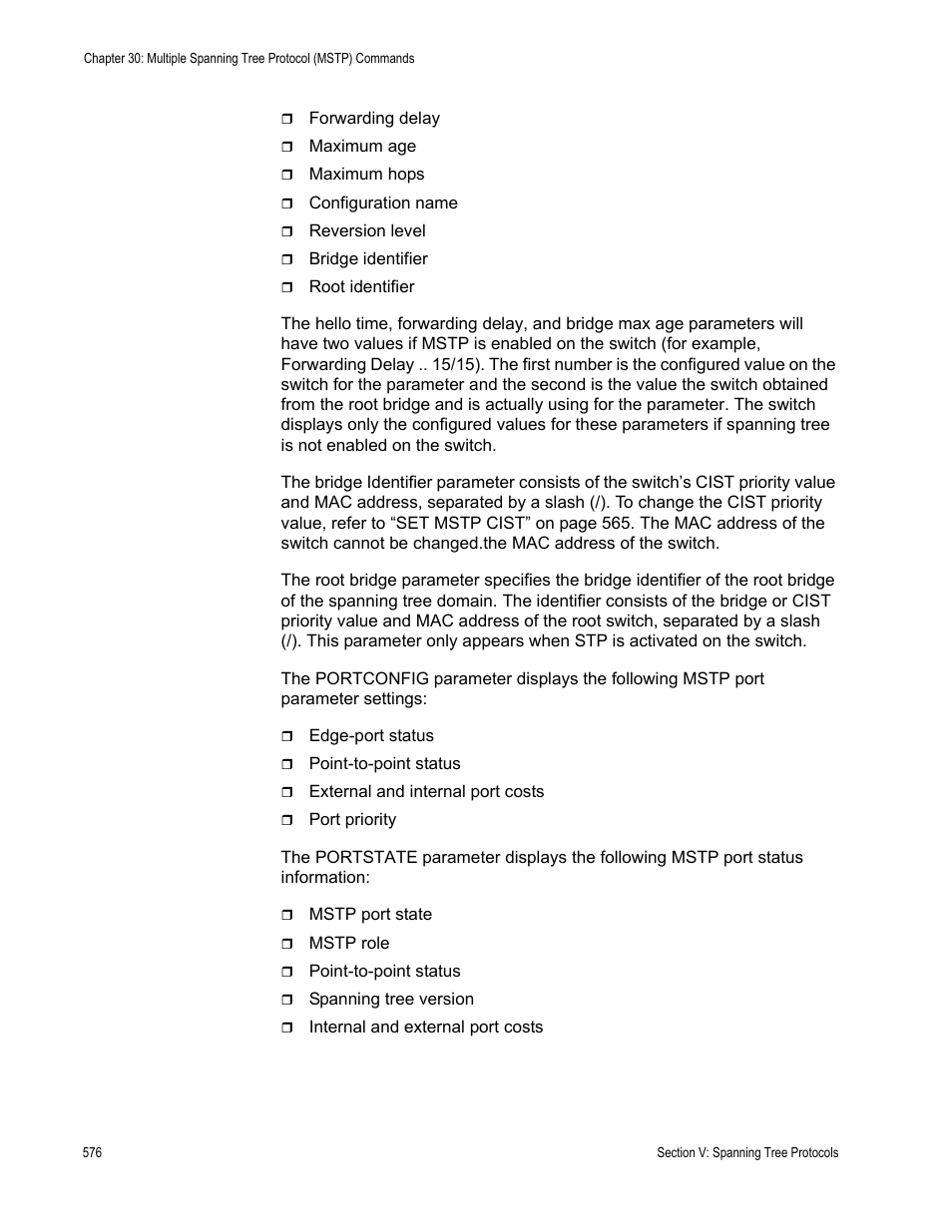 Allied Telesis AT-S63 User Manual | Page 576 / 836