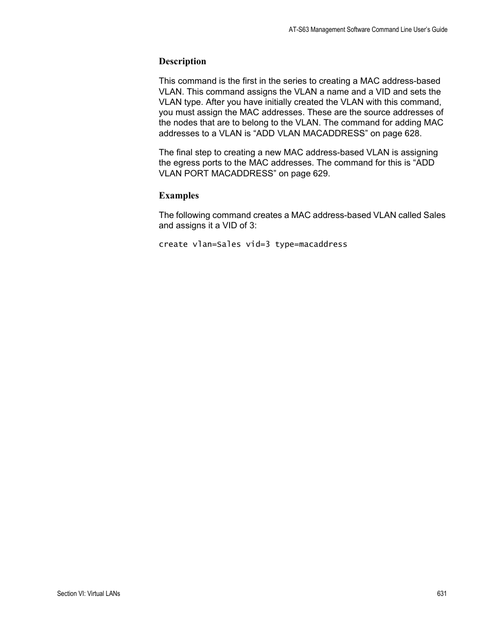 Allied Telesis AT-S63 User Manual | Page 631 / 836