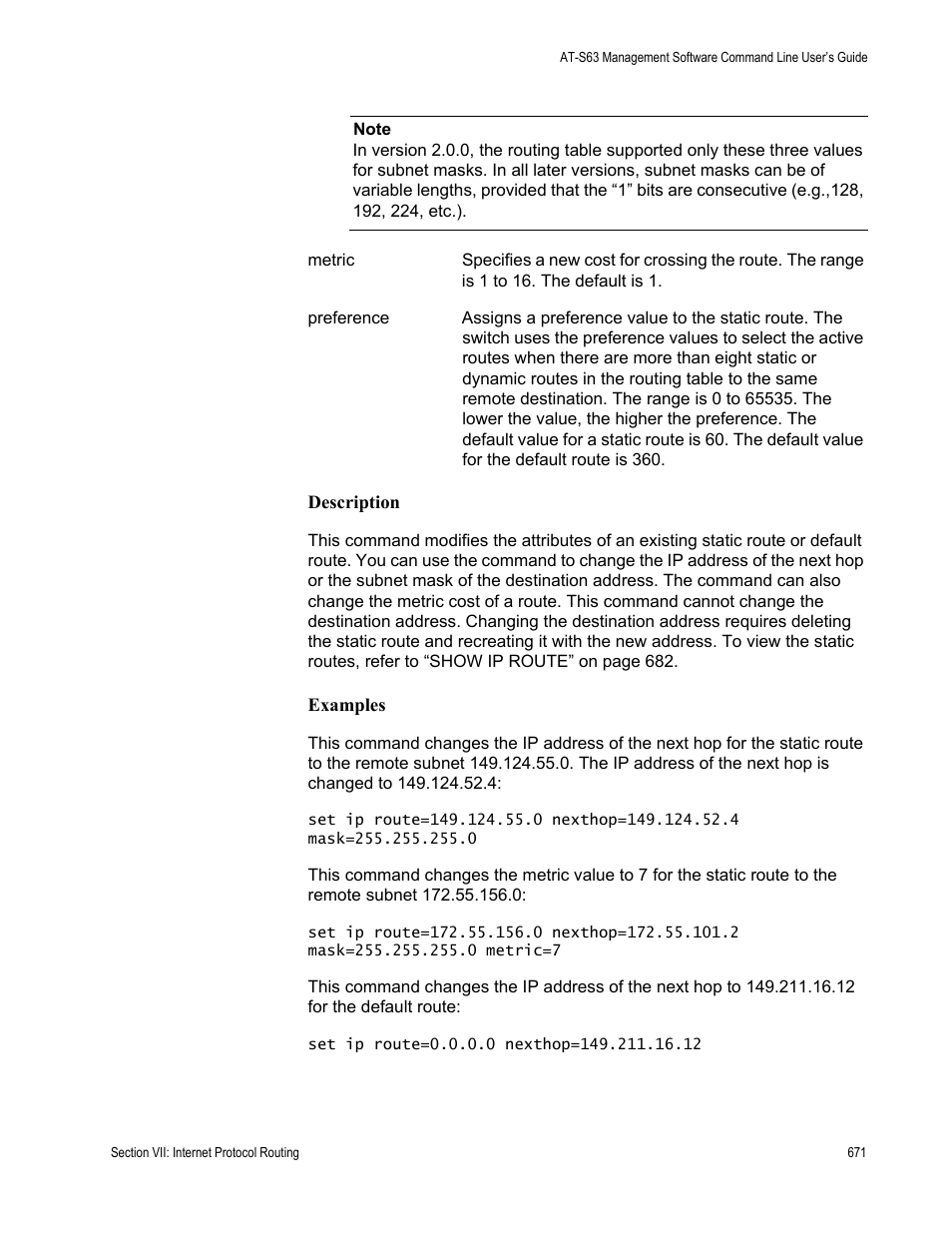 Allied Telesis AT-S63 User Manual | Page 671 / 836