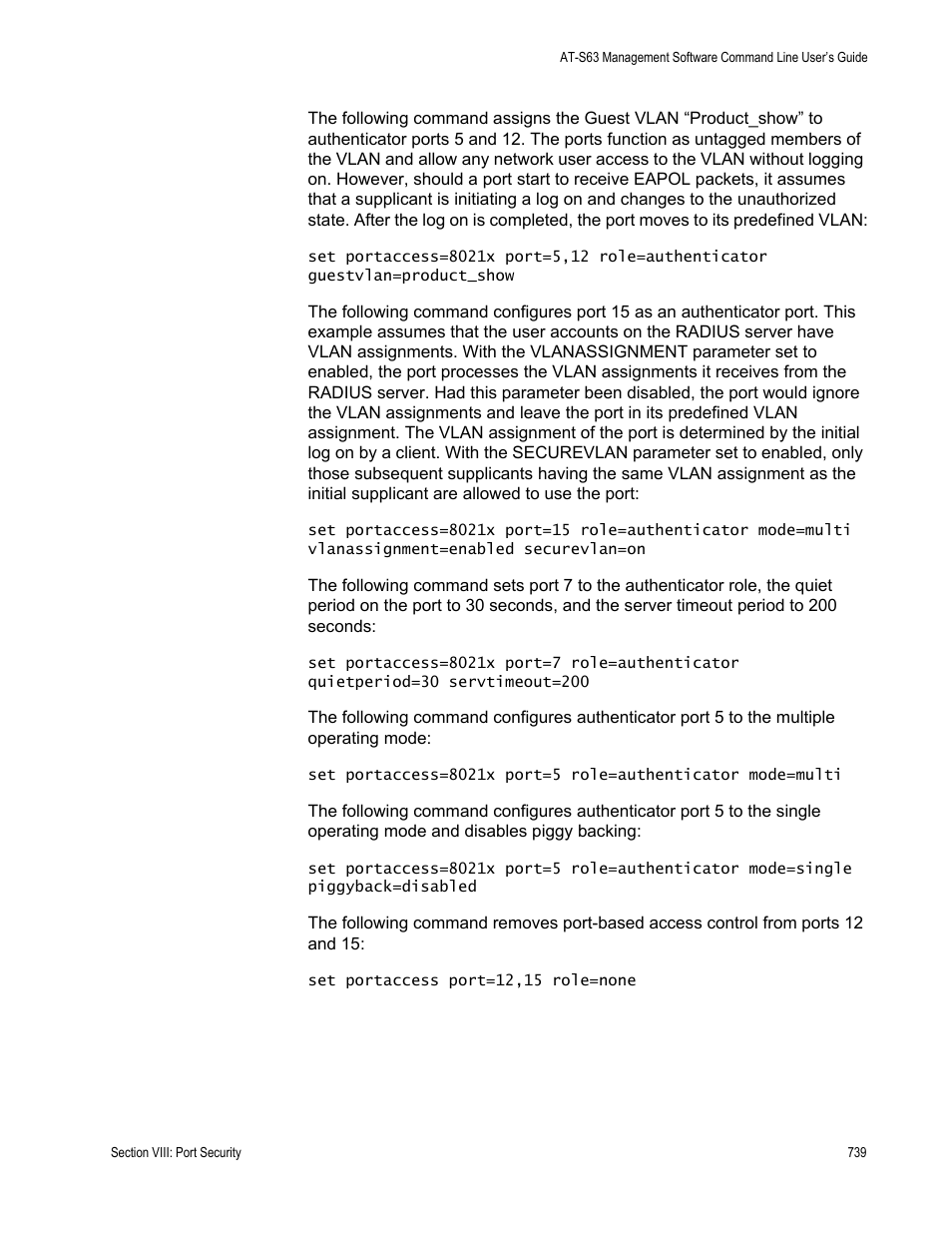 Allied Telesis AT-S63 User Manual | Page 739 / 836