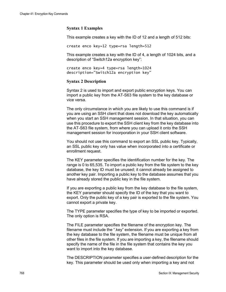 Allied Telesis AT-S63 User Manual | Page 768 / 836