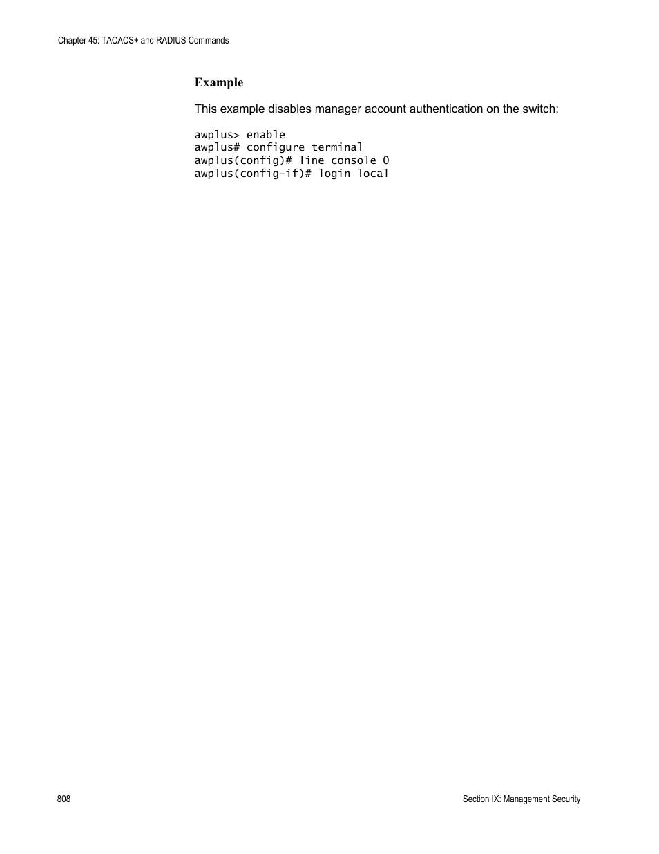 Allied Telesis AT-S63 User Manual | Page 808 / 836