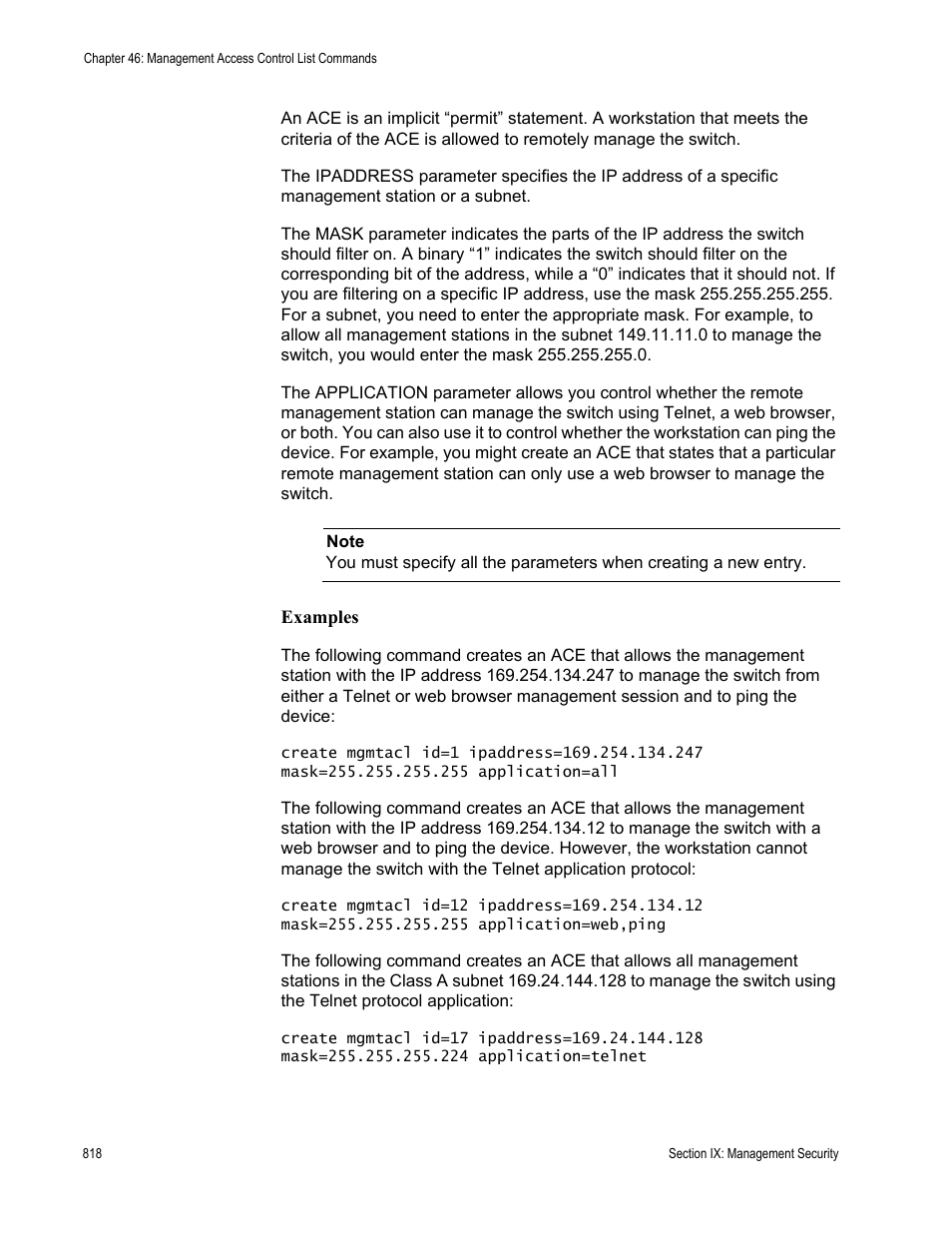 Allied Telesis AT-S63 User Manual | Page 818 / 836