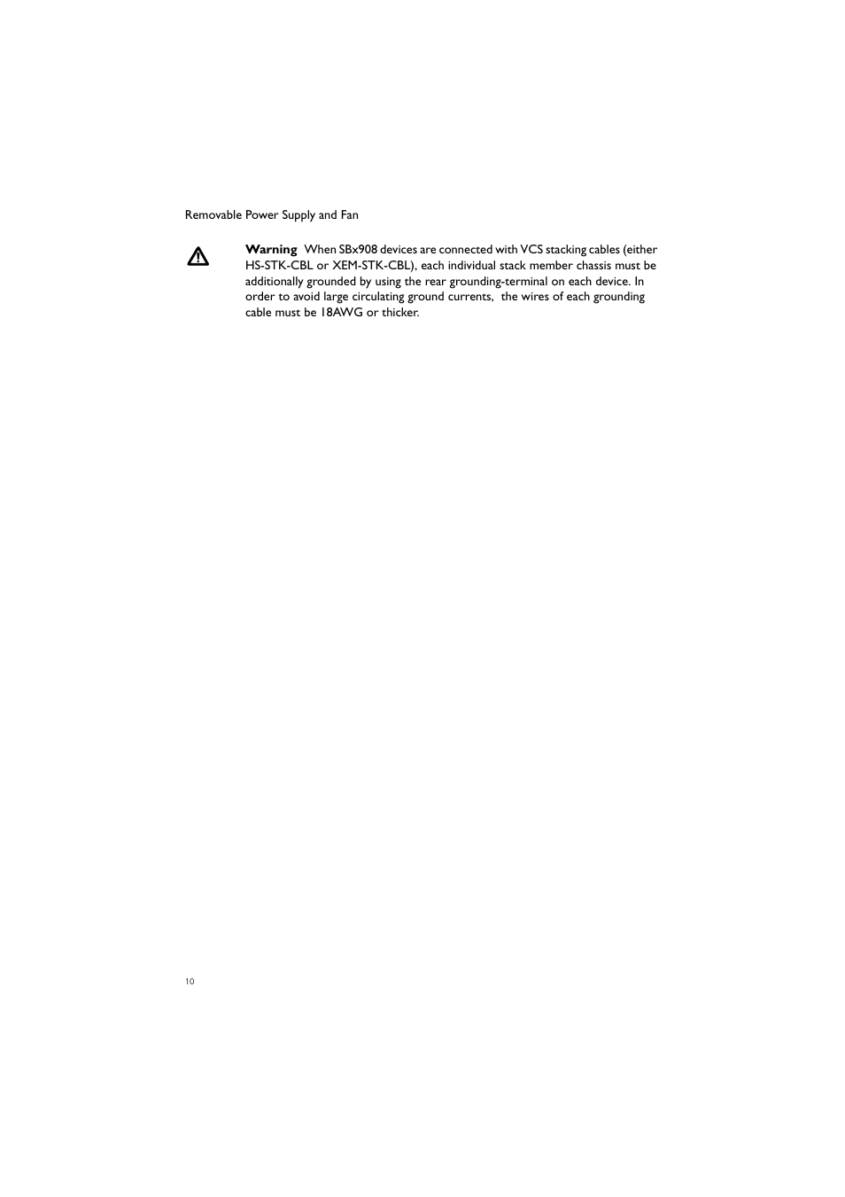 Allied Telesis Removable Power Supply and Fan User Manual | Page 11 / 29