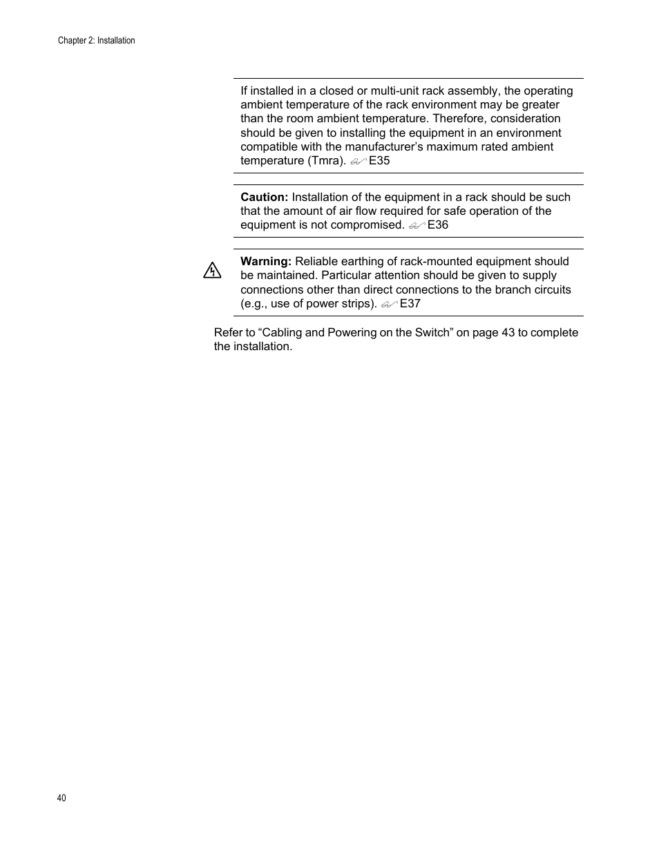 Allied Telesis AT-FS708POE User Manual | Page 40 / 52