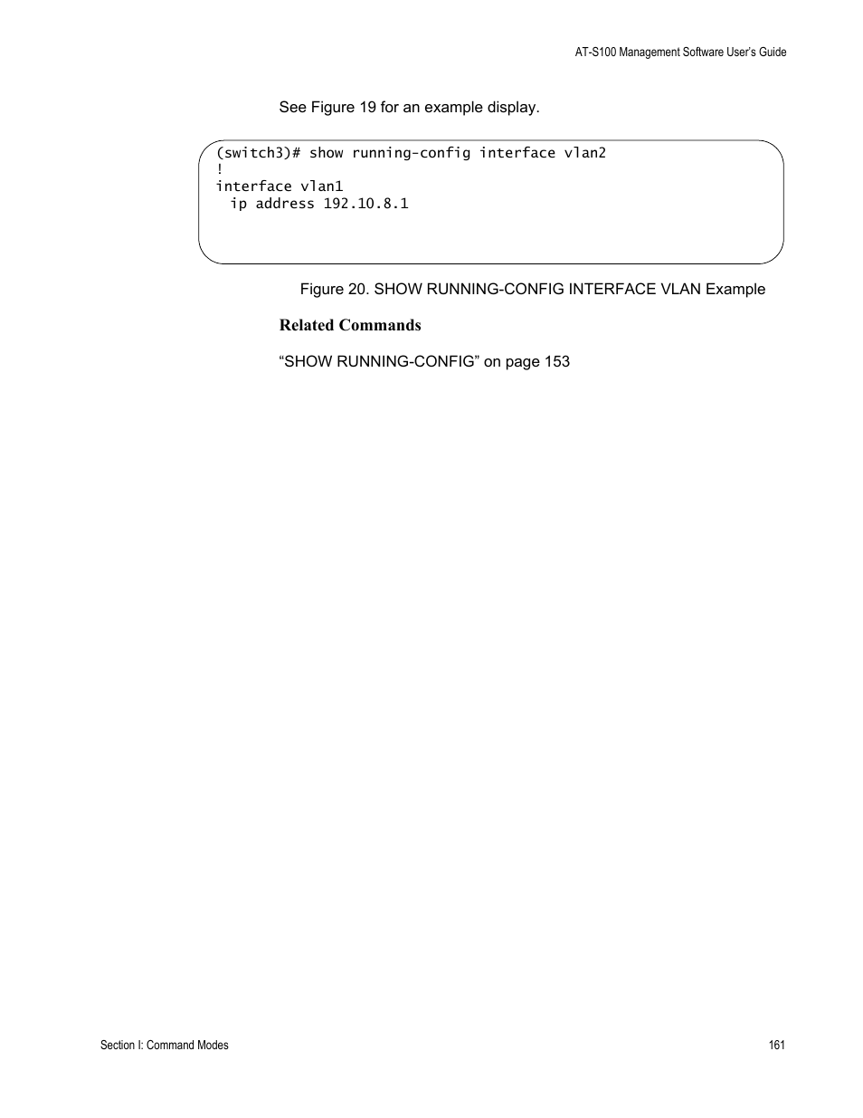 Allied Telesis AT-S100 User Manual | Page 161 / 274