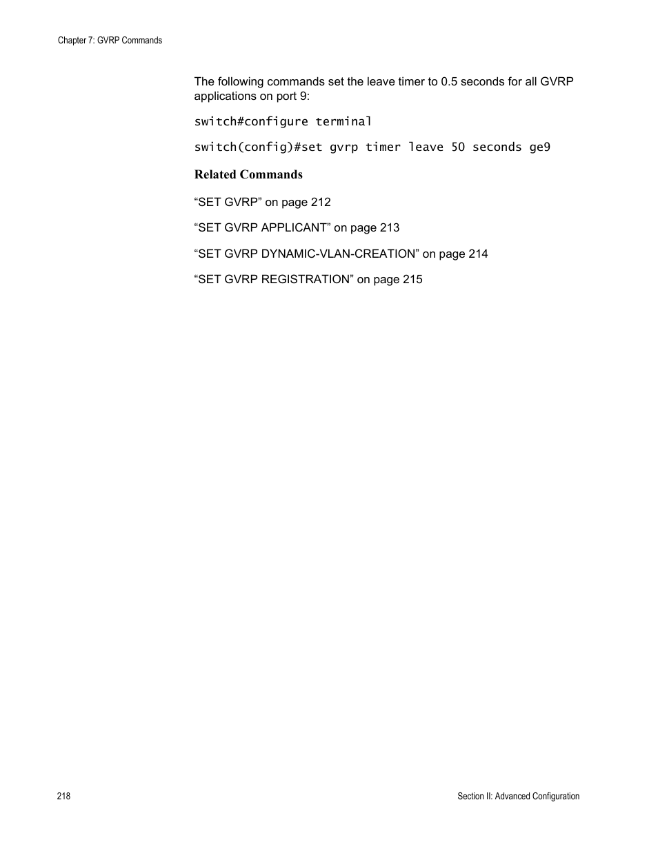 Allied Telesis AT-S100 User Manual | Page 218 / 274