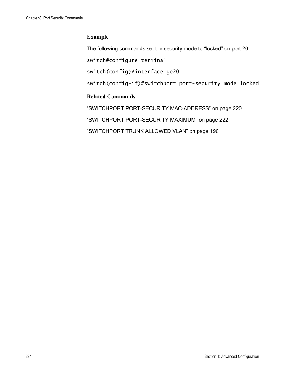 Allied Telesis AT-S100 User Manual | Page 224 / 274