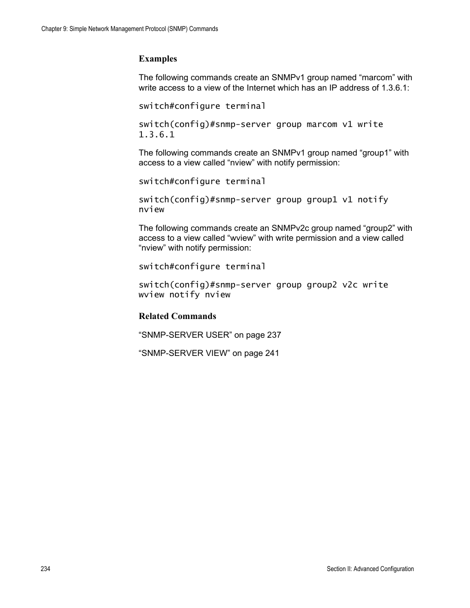 Allied Telesis AT-S100 User Manual | Page 234 / 274