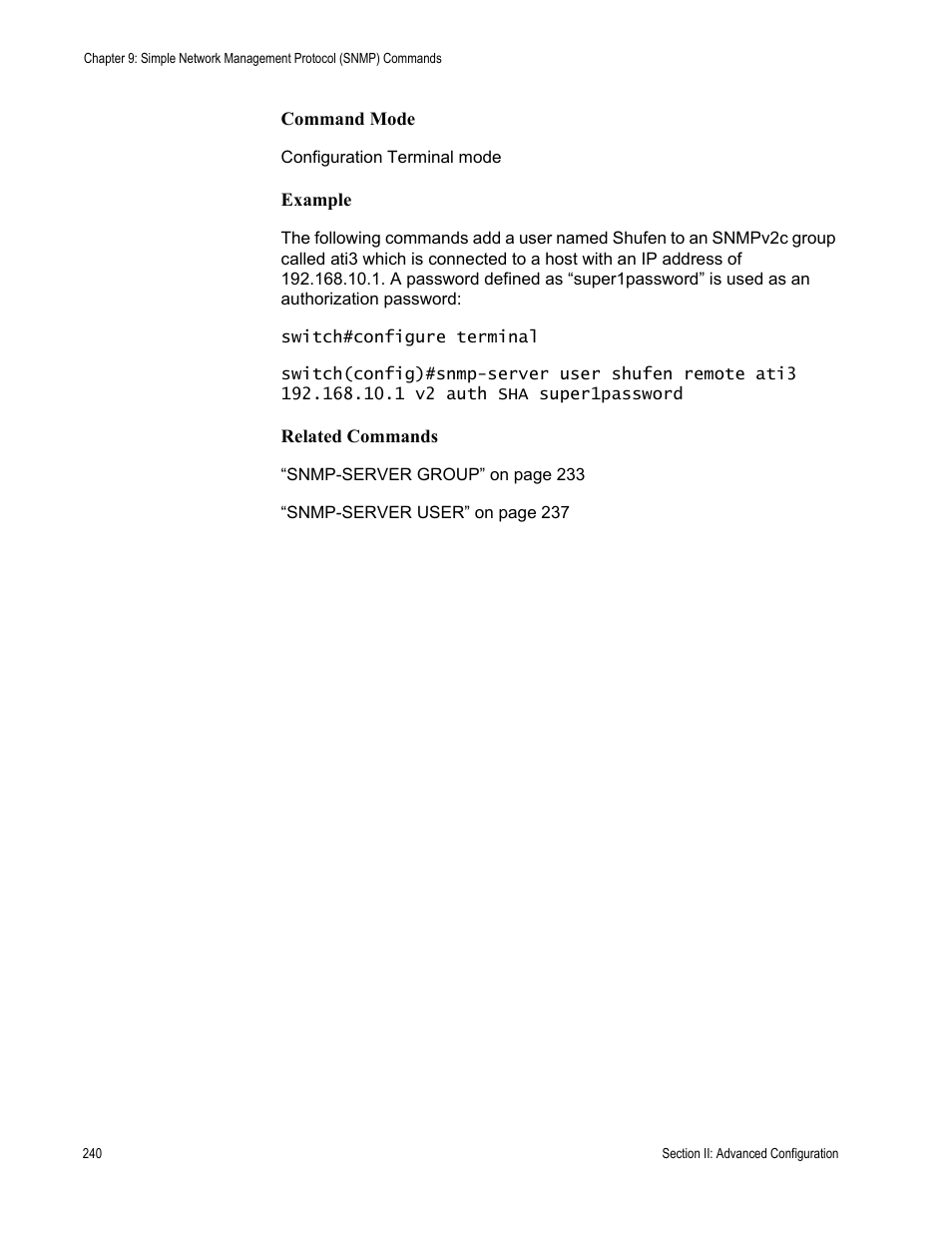 Allied Telesis AT-S100 User Manual | Page 240 / 274