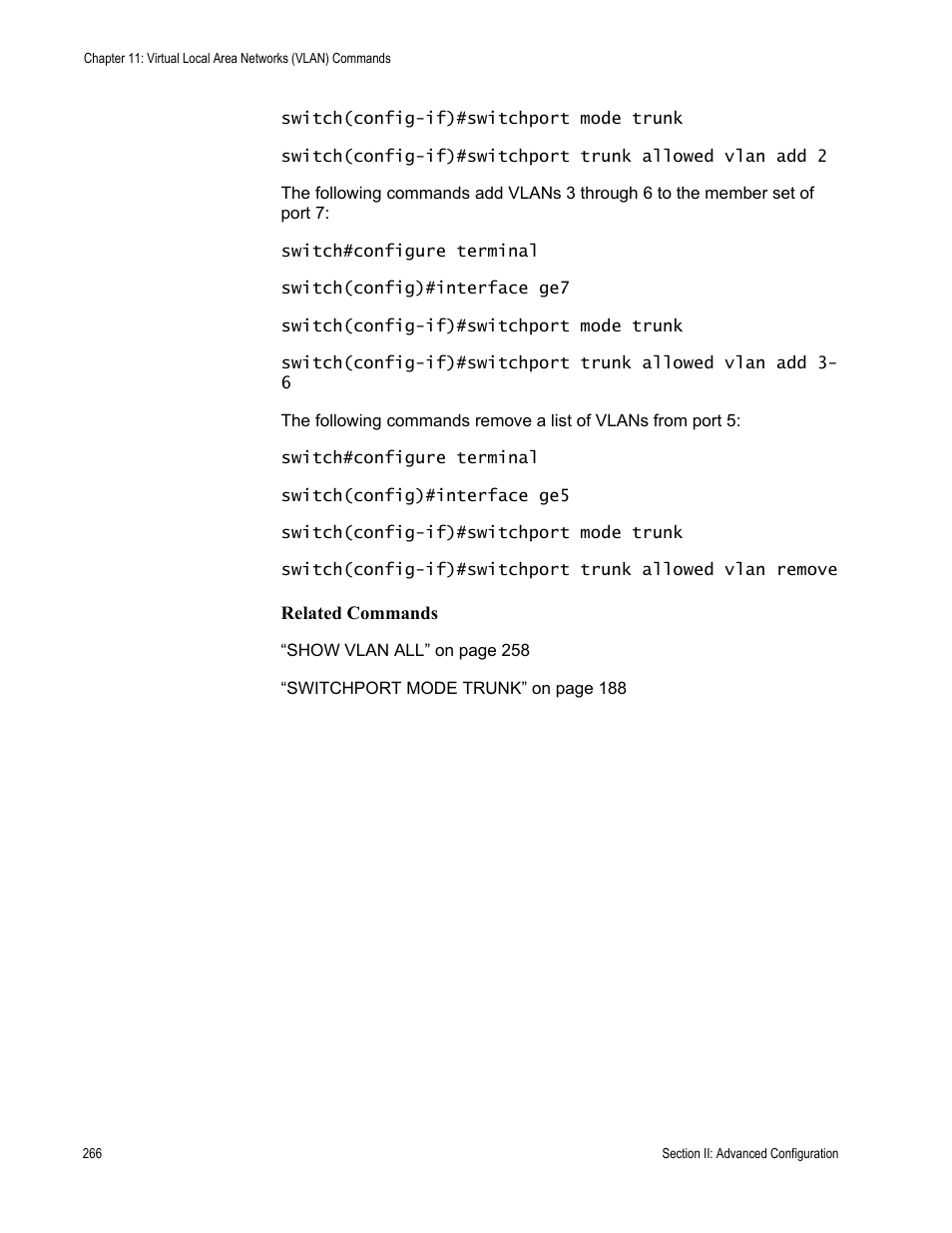 Allied Telesis AT-S100 User Manual | Page 266 / 274