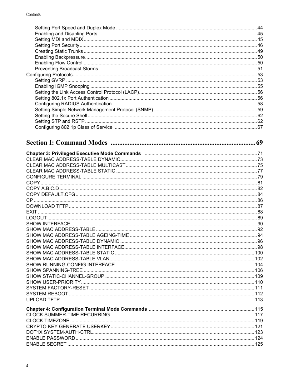 Allied Telesis AT-S100 User Manual | Page 4 / 274