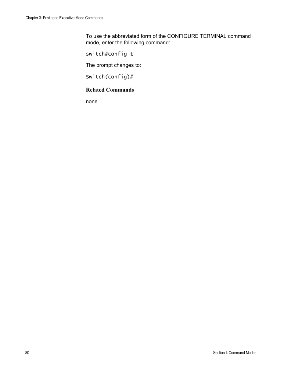 Allied Telesis AT-S100 User Manual | Page 80 / 274