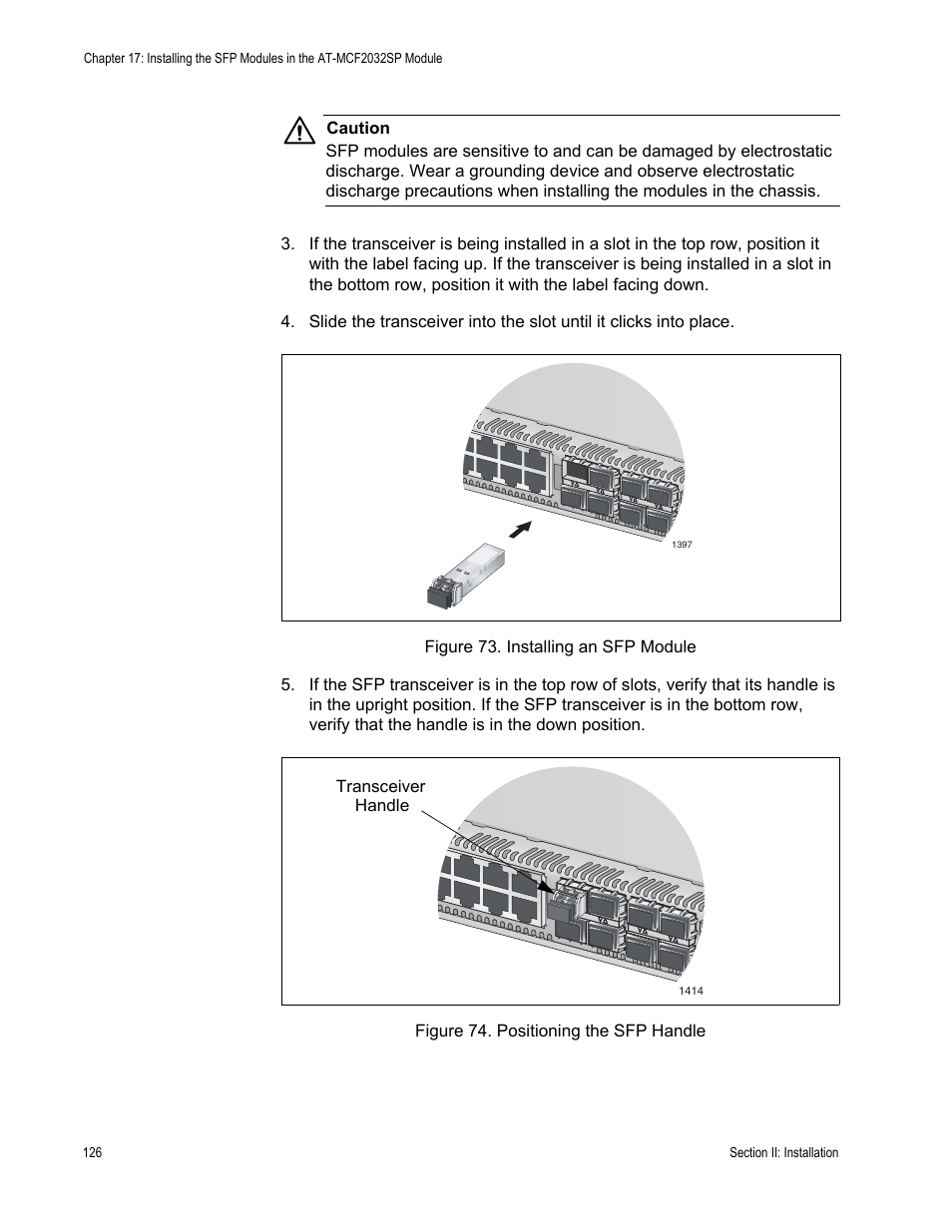 Allied Telesis AT-MCF2300 User Manual | Page 126 / 190