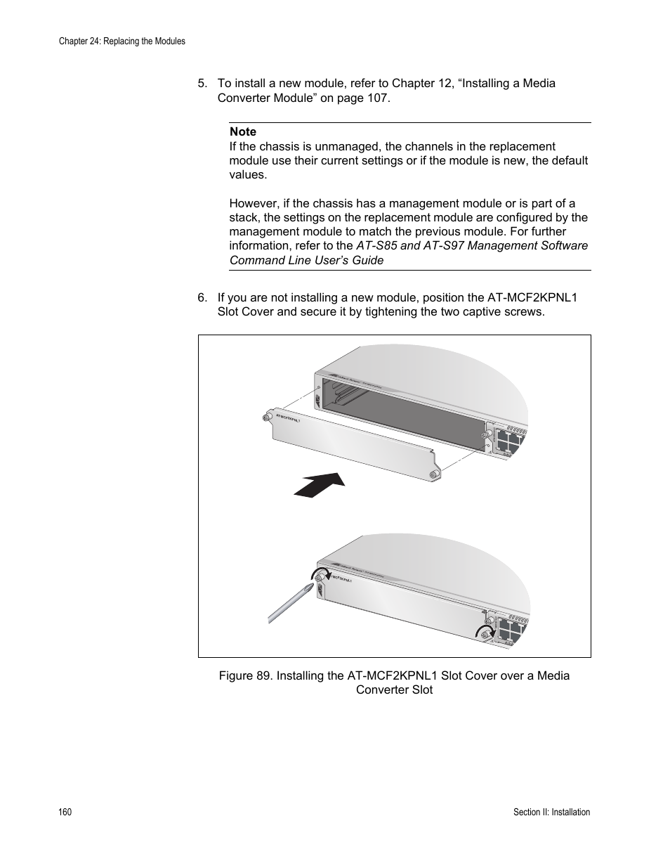 Allied Telesis AT-MCF2300 User Manual | Page 160 / 190