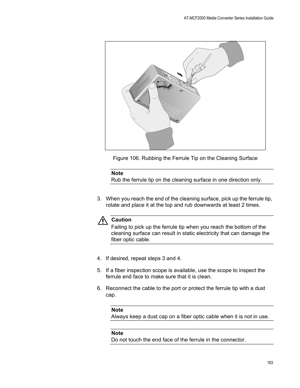 Allied Telesis AT-MCF2300 User Manual | Page 183 / 190