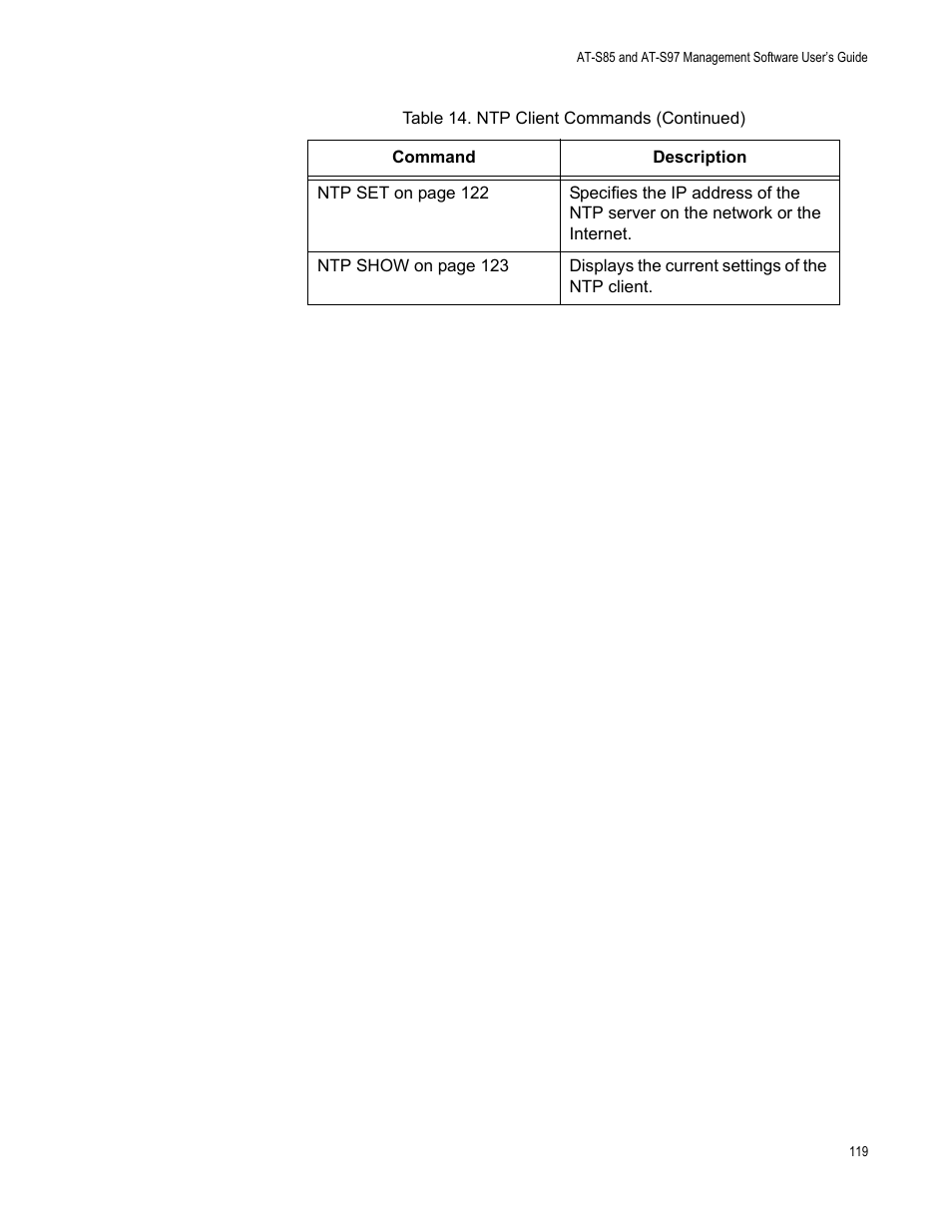 Allied Telesis AT-S97 User Manual | Page 119 / 248