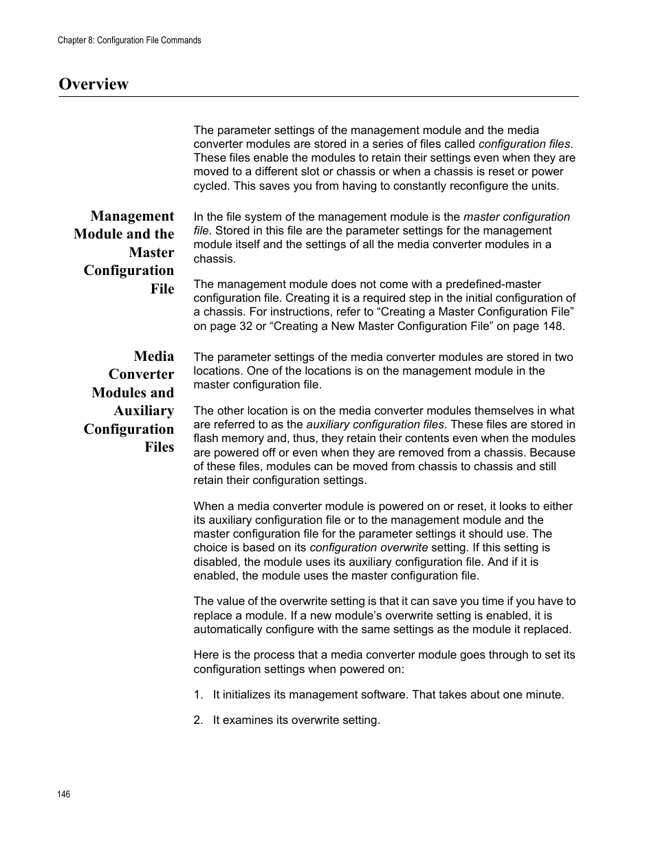 Overview | Allied Telesis AT-S97 User Manual | Page 146 / 248