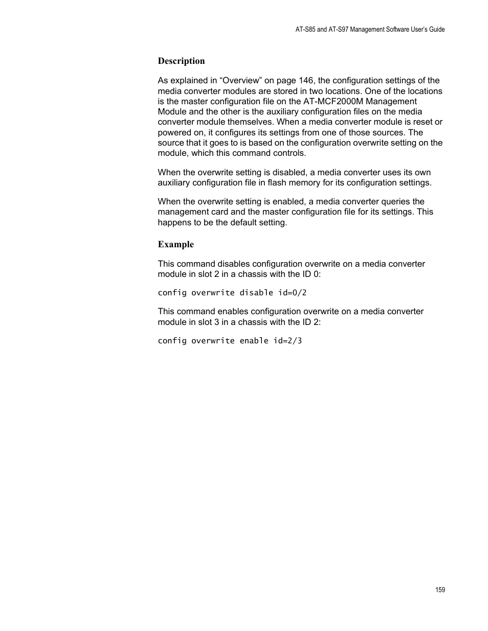 Allied Telesis AT-S97 User Manual | Page 159 / 248