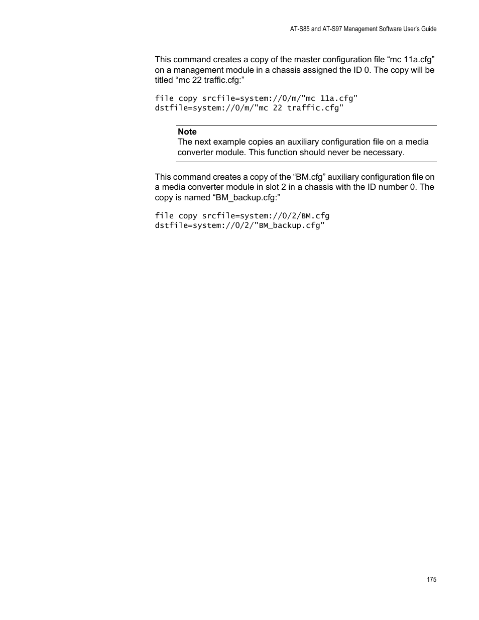 Allied Telesis AT-S97 User Manual | Page 175 / 248