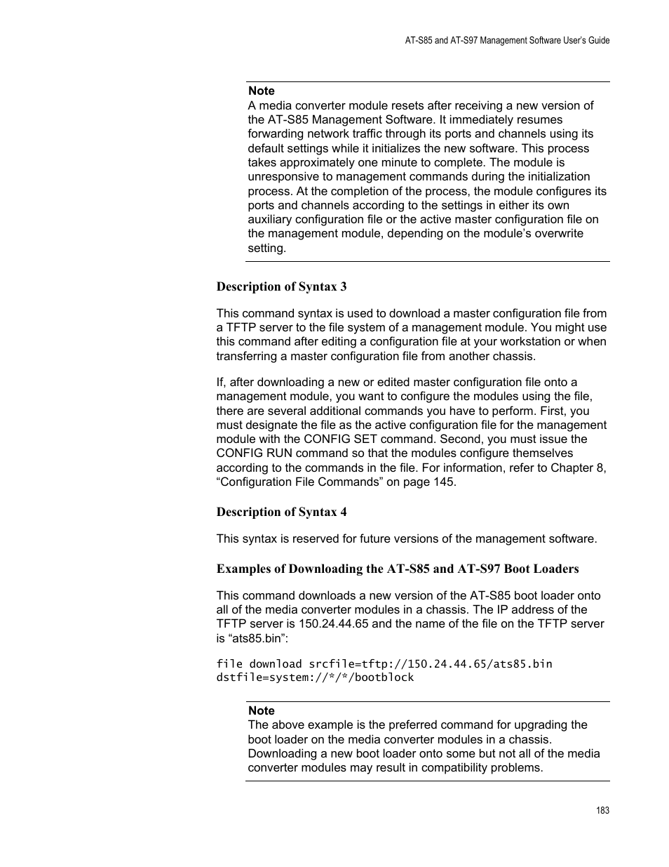 Allied Telesis AT-S97 User Manual | Page 183 / 248