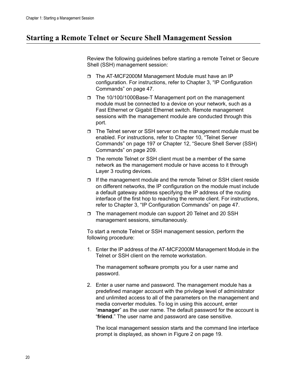 Allied Telesis AT-S97 User Manual | Page 20 / 248
