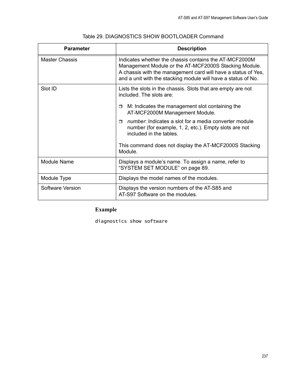 Allied Telesis AT-S97 User Manual | Page 237 / 248